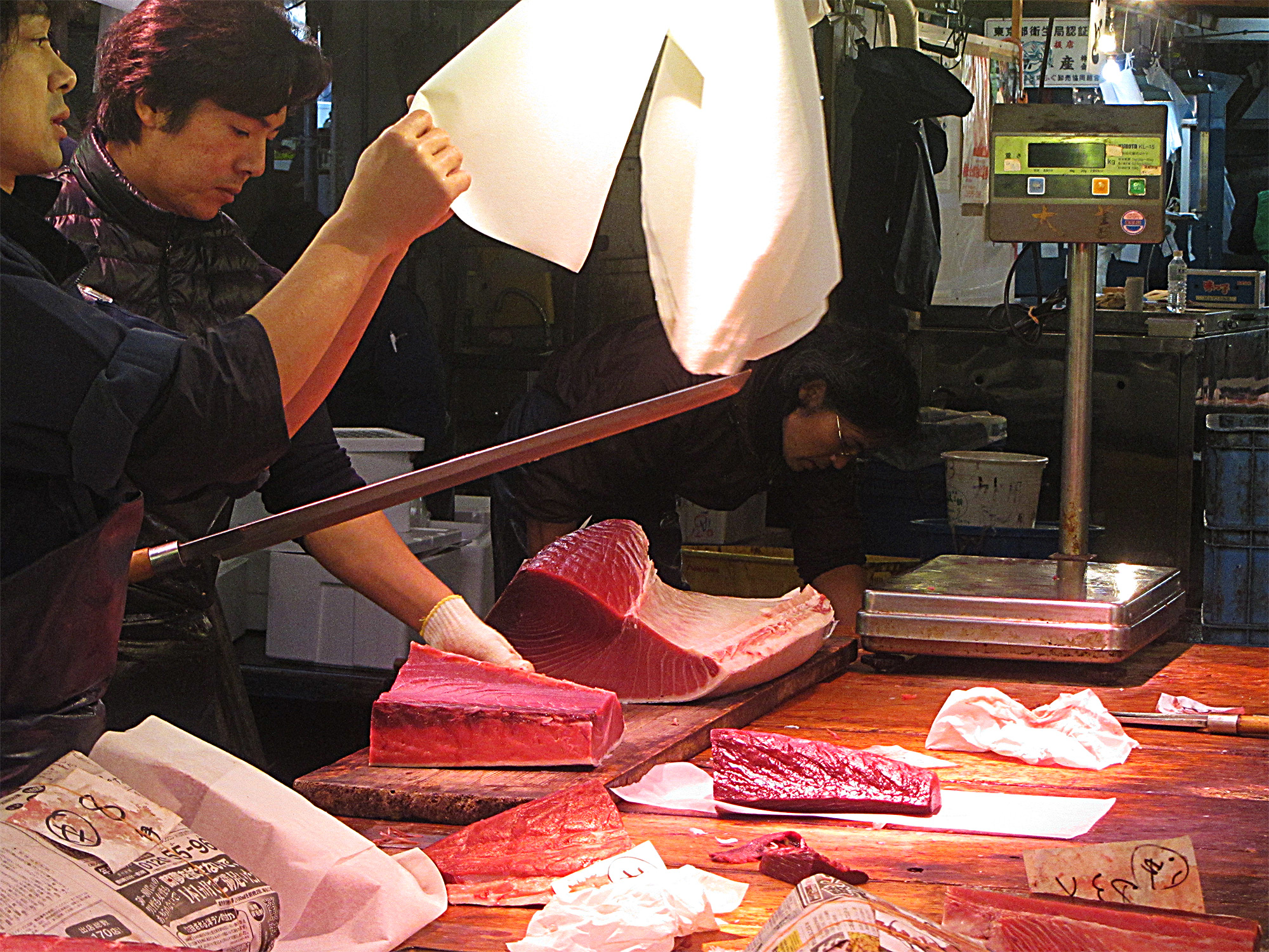 Maguro at Tsukiji Fish Market